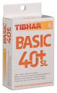 Tibhar Ball Basic 40+ SL wei - 6er