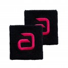 andro Schweiband alpha 2er Pack schwarz/pink
