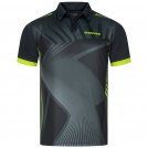Donic Polo Manic schwarz/grau/lime