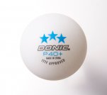 Donic Ball*** P40+ weiß - 12er