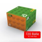 andro Ball Poly2S** orange 10er-Kombipaket