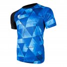 Victas T-Shirt 227 blau/schwarz