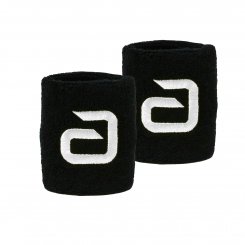 andro Schweißband alpha 2er Pack schwarz/weiß 