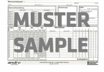 Universal-Spielblock, 50 Blatt 50 Blatt