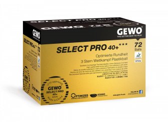 Gewo Ball*** Select Pro 40+ weiß - 72er 