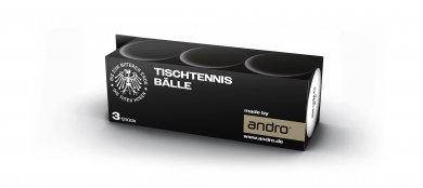 andro *Bälle "Die Toten Hosen" 3er-Karton - weiß