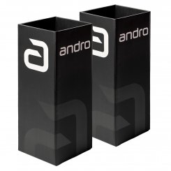 andro *Handtuchkorb 2-er Pack schwarz/weiß schwarz