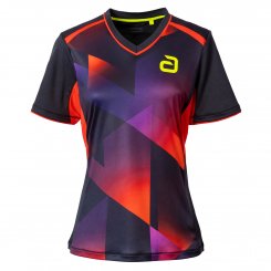 andro *Shirt Lanton Women schwarz/rot 