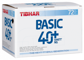 Tibhar Ball Basic 40+ SynTT NG weiß - 72er 