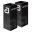 andro *Handtuchkorb 2-er Pack schwarz/wei