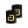 andro Schweiband alpha 2er Pack schwarz/gold