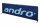 andro Umrandung Basic blau 233x73cm - 10er Set