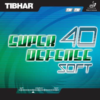 Tibhar Super Defense 40 Soft 1,6 - schwarz
