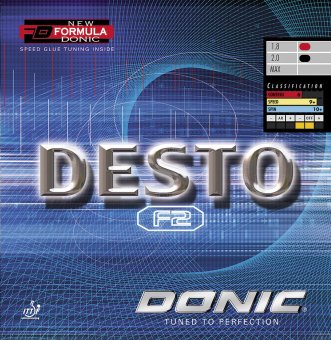 Donic Desto F2 2,0 - schwarz