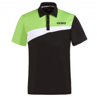 Gewo *Hemd Fondi Cotton I schwarz/lime 