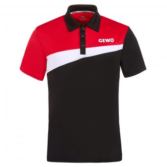 Gewo *Hemd Fondi Cotton IV schwarz/rot 