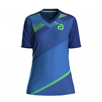 andro Shirt Ataxa Women blau/grün 