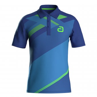 andro Shirt Ataxa blau/grün 