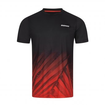 Donic T-Shirt Argon schwarz/rot 