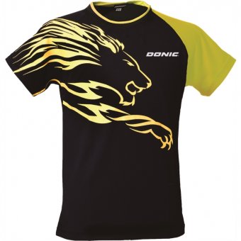 Donic T-Shirt Lion schwarz/gelb 
