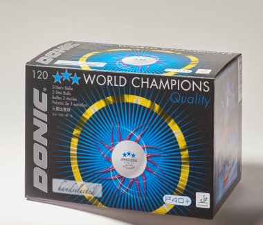 Donic Ball*** P40+ weiß - 120er 