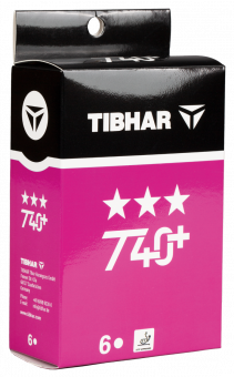 Tibhar *Ball *** T40+ weiß - 6er 