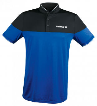 Tibhar Polo Trend blau/schwarz 