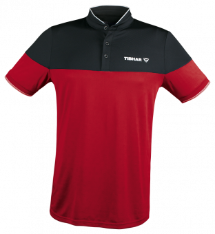 Tibhar Polo Trend rot/schwarz 