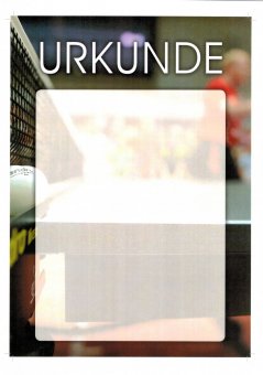 Urkunde Table/Ball 