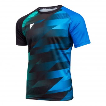 Victas *T-Shirt 231 blau/grün/schwarz 