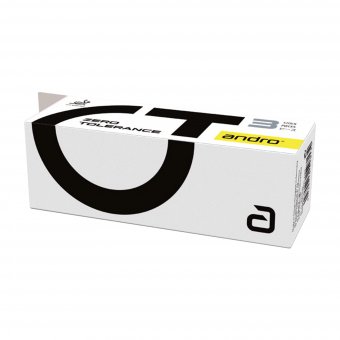 andro Ball ZeroT*** weiß 3er 3er-Karton - weiß